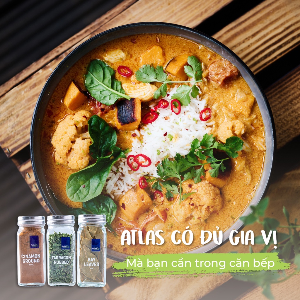 Bột ớt caʏenne nhập khẩu Đức -caʏenne Powder -  Atlas Garden 64g