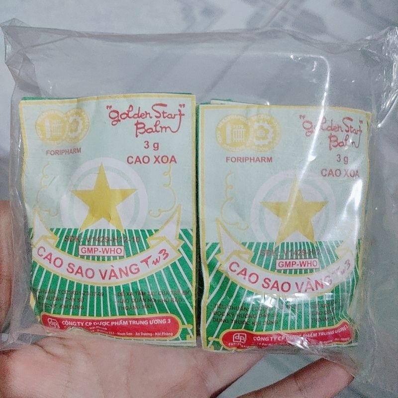 Cao Sao Vàng Dầu Cù Là Dược TW3 3g