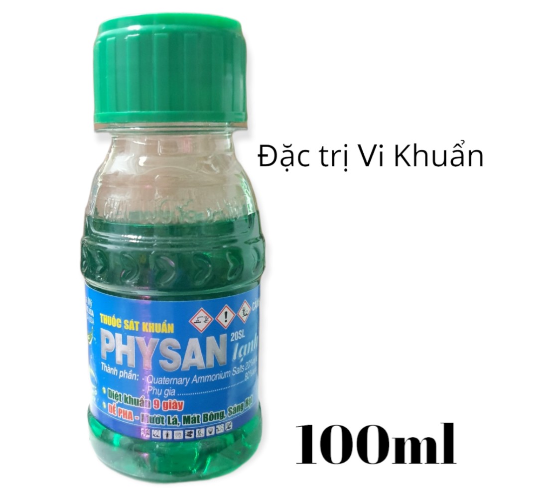 Thuốc trừ vi khuẩn physan 20sl, 100ml và 10ml