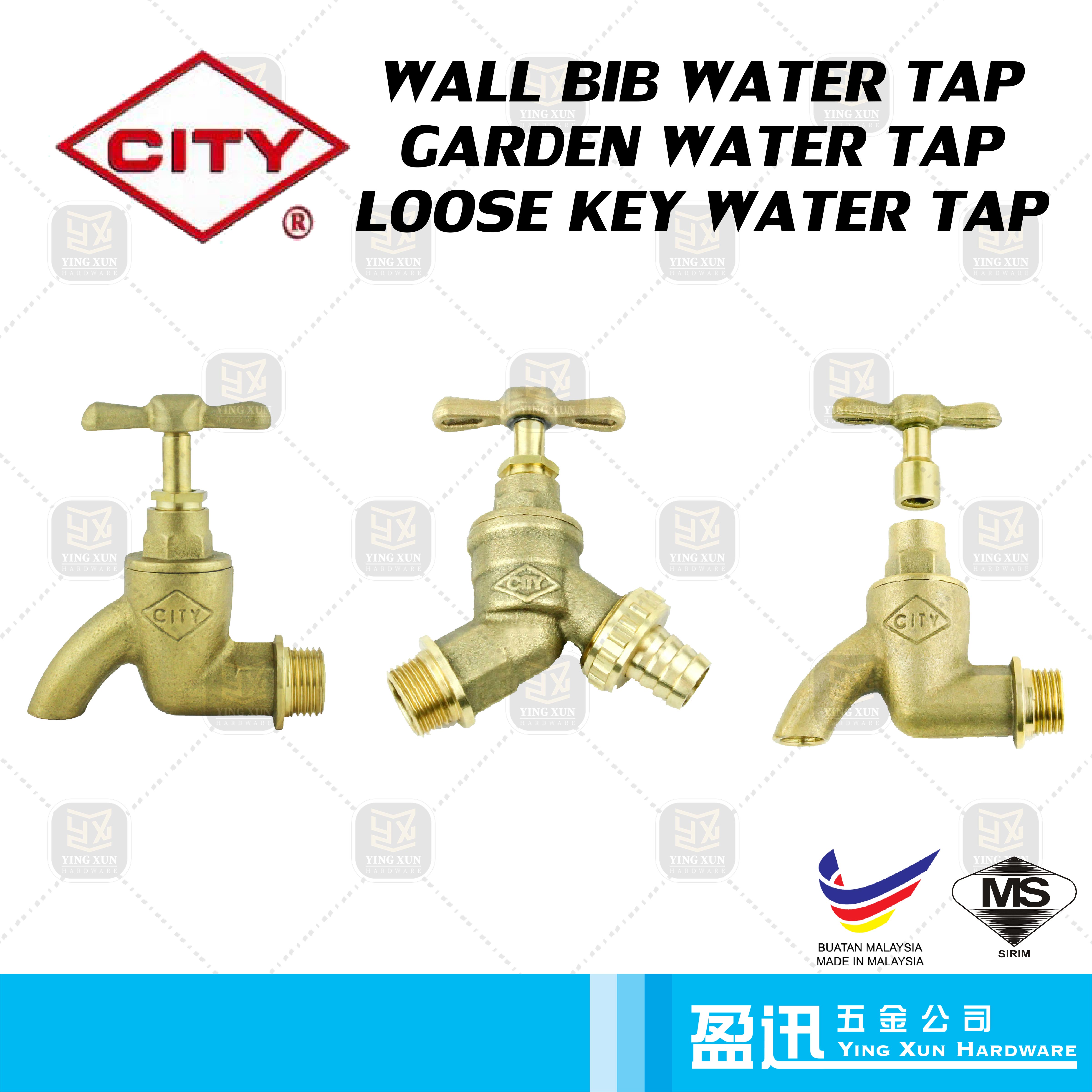 City Brass Light Heavy Duty Bib Tap Kepala Paip Tembaga 12 Lazada 9904