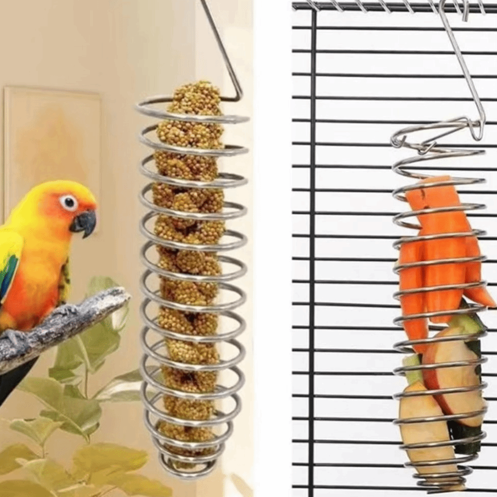 Multi-Purpose Stainless Steel Bird Feeding Rack Bite Resistant Portable ...