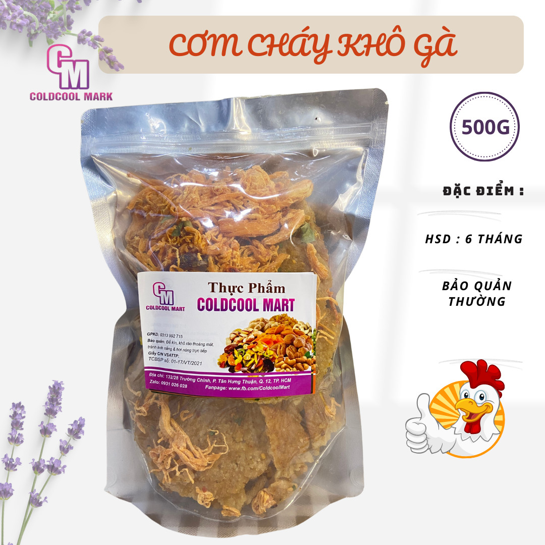 Cơm Cháy Lắc Khô Gà 500g 2c Mart
