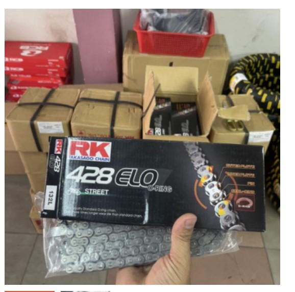 Sên phốt RK 428 ELO 132L/124L