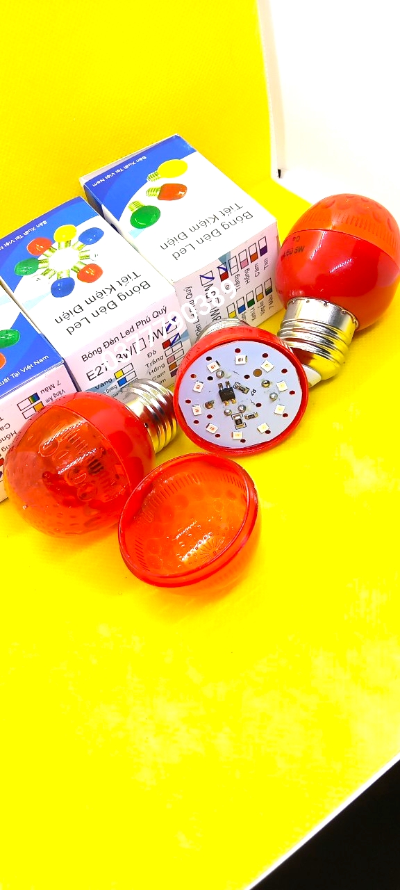 bóng đèn led đỏ E27