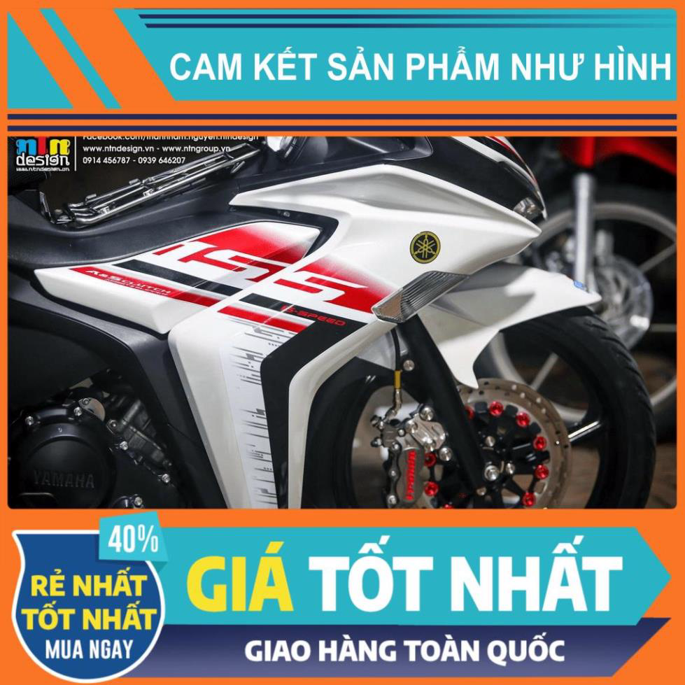 Tem rời Exciter 155 - Mẫu Y16ZR trắng đỏ đen