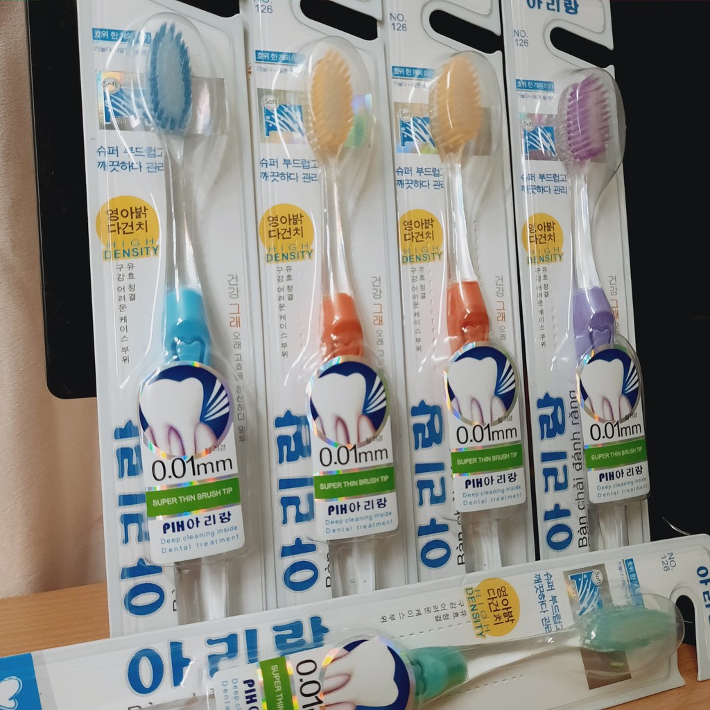 Combo 2 Bàn Chải Đánh Răng Lông Mềm Hàn Quốc No126