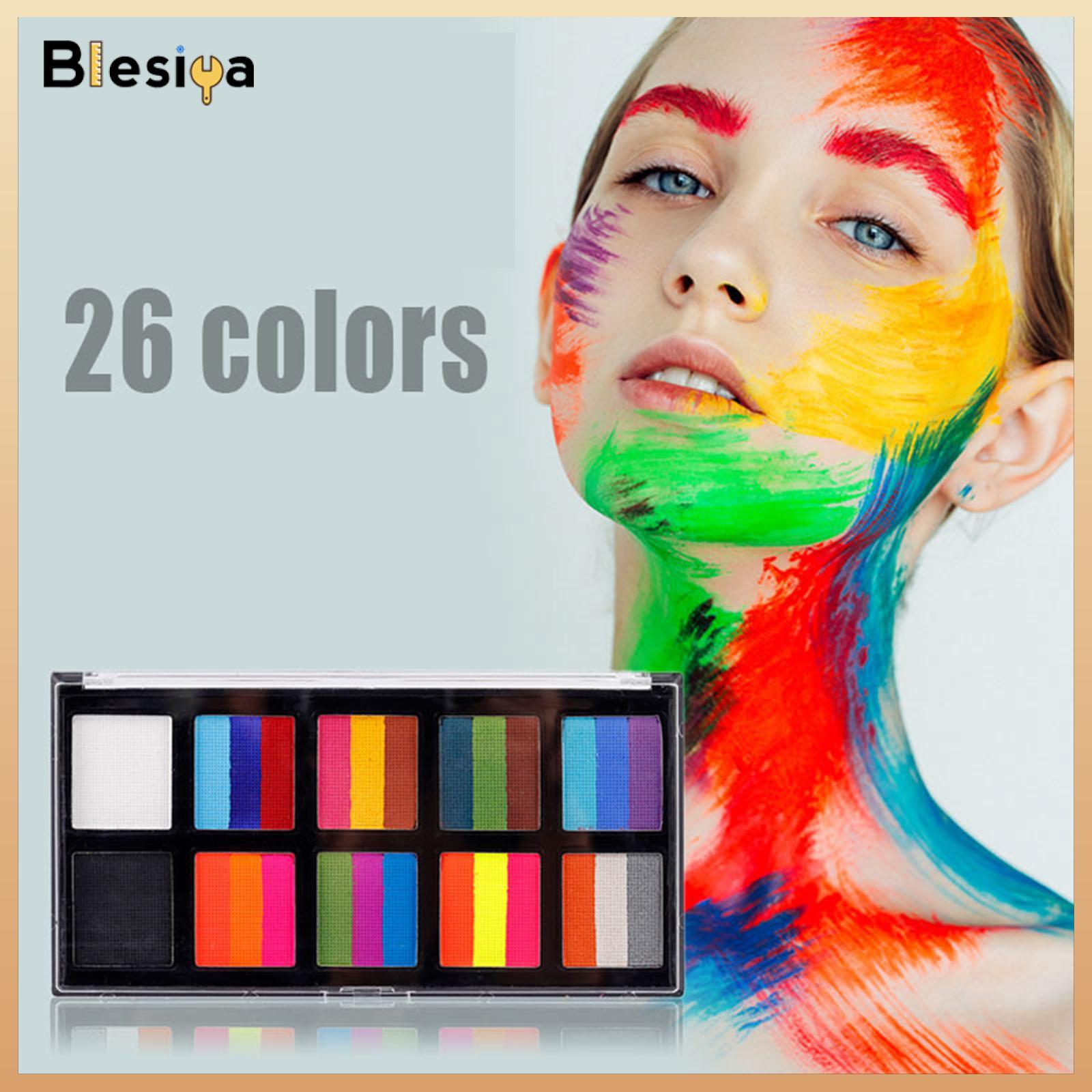Face Body Paint Set Painting Palette Supplies for Halloween Makeup