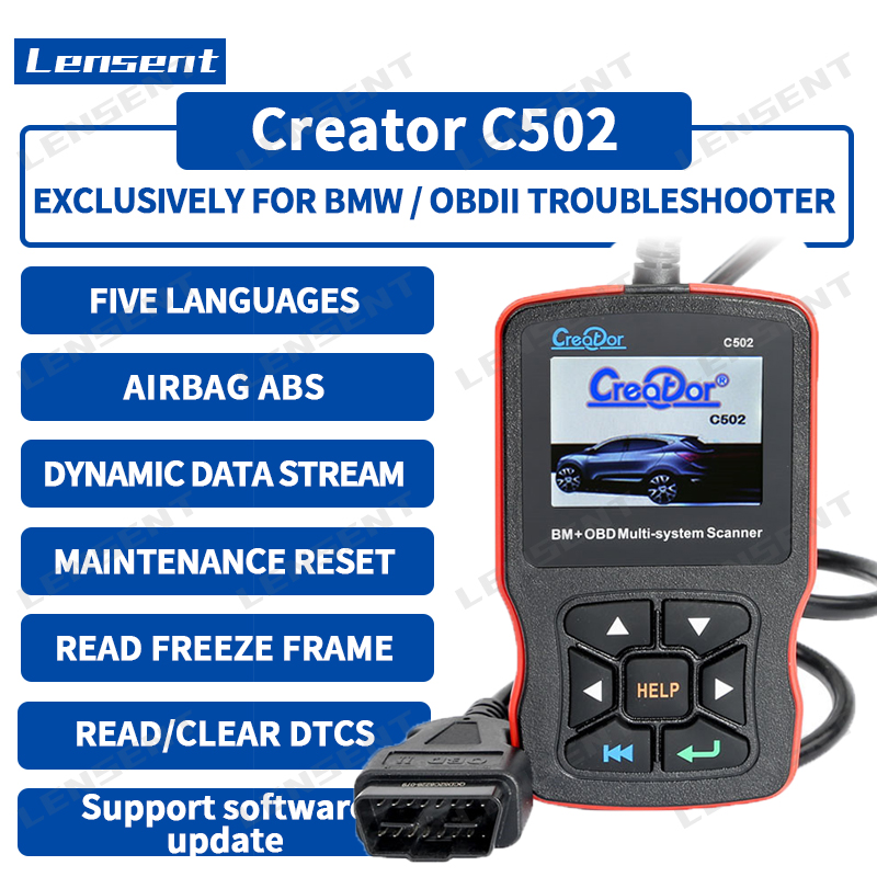 Lensent Creator C502 OBD2 Diagnostic Tool for MercedesBenz Automatic