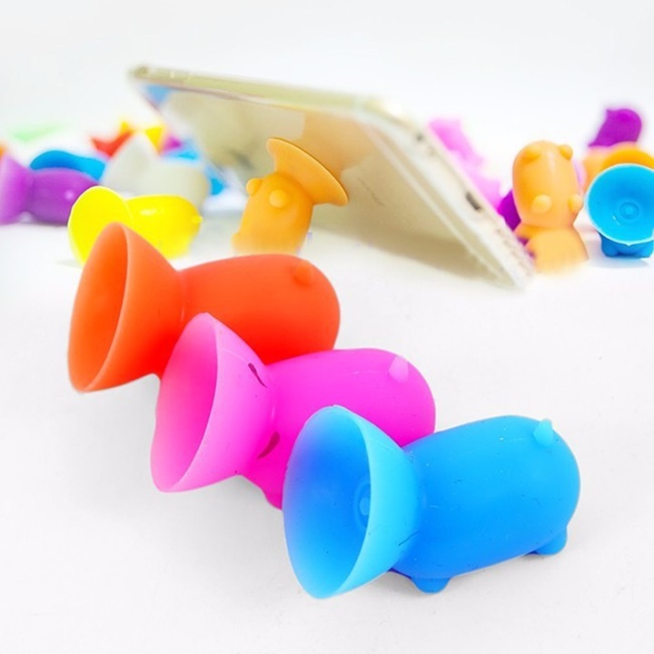 Giá đỡ điện thoại đế hít hình con heo