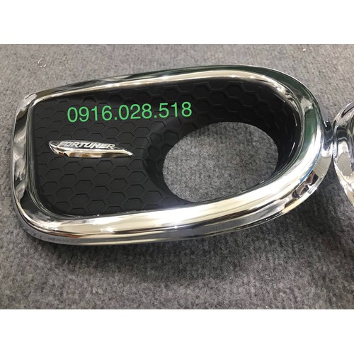 Ốp đèn gầm trước xe fortuner 2008-2009-2010-2011 op den pha hau xe o to