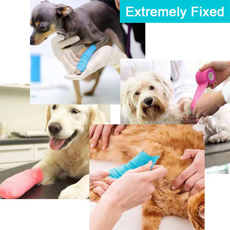 Self-adhesive elastic bandage Disposable dog strap Elastic pet anti-dirt strap
