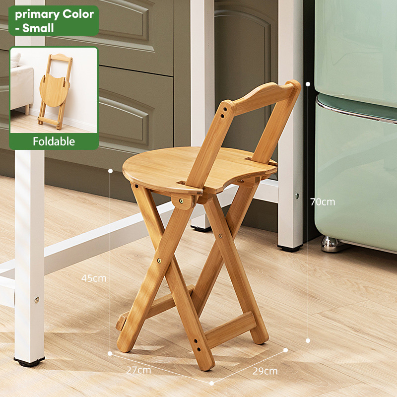 ZUOGUAN Foldable bar chairs, bar stools, home cash register, bar dining room chairs, living room backrest, solid wood, modern simplicity