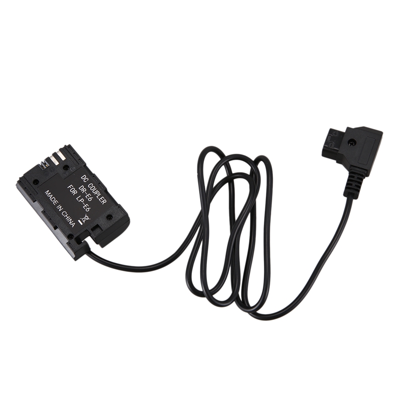 D-Tap To Lp-E6 Fully Decoded Dummy Battery Adapter with Reverse ...