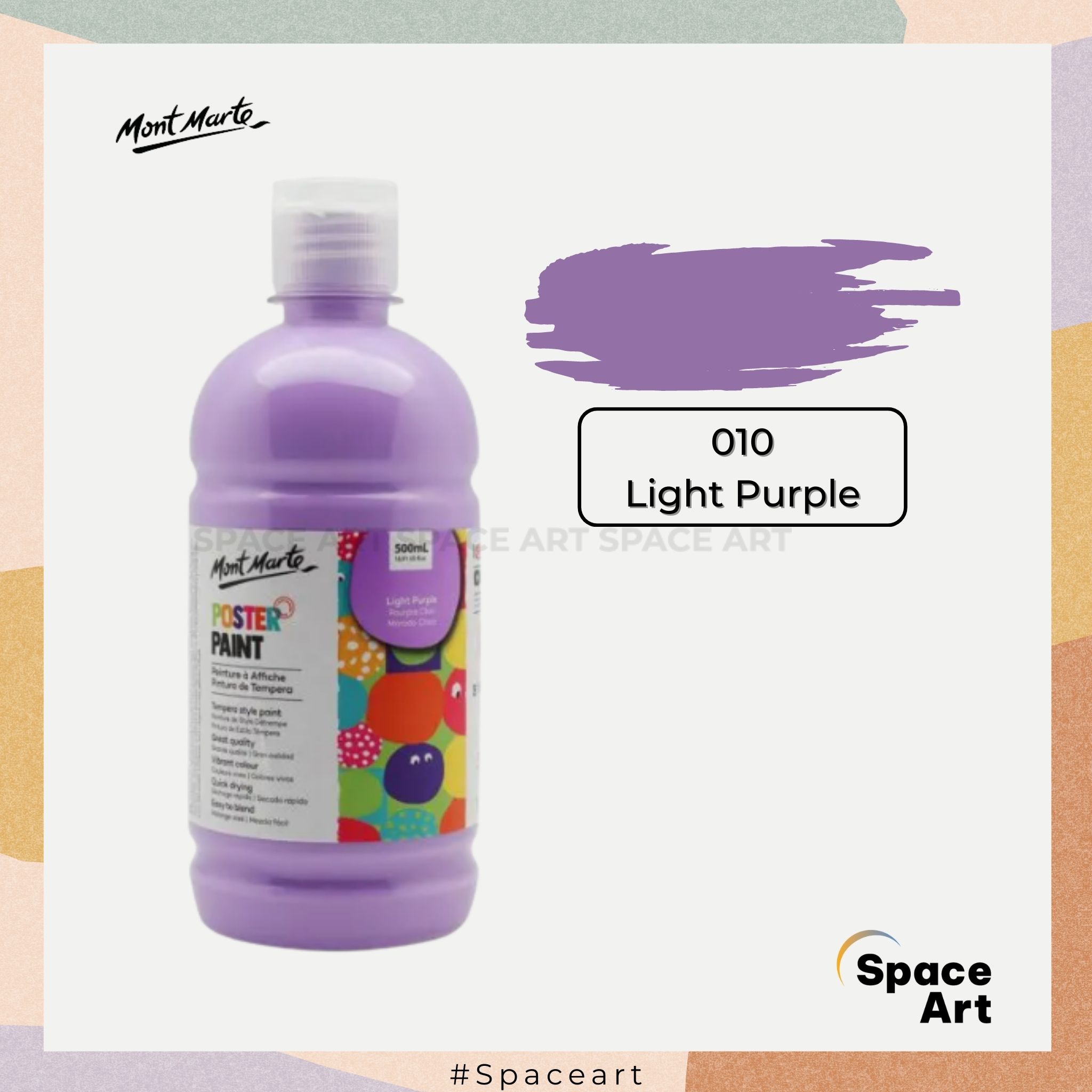 [Space Art Store] Màu Poster Mont Marte 500ml (Màu thường)