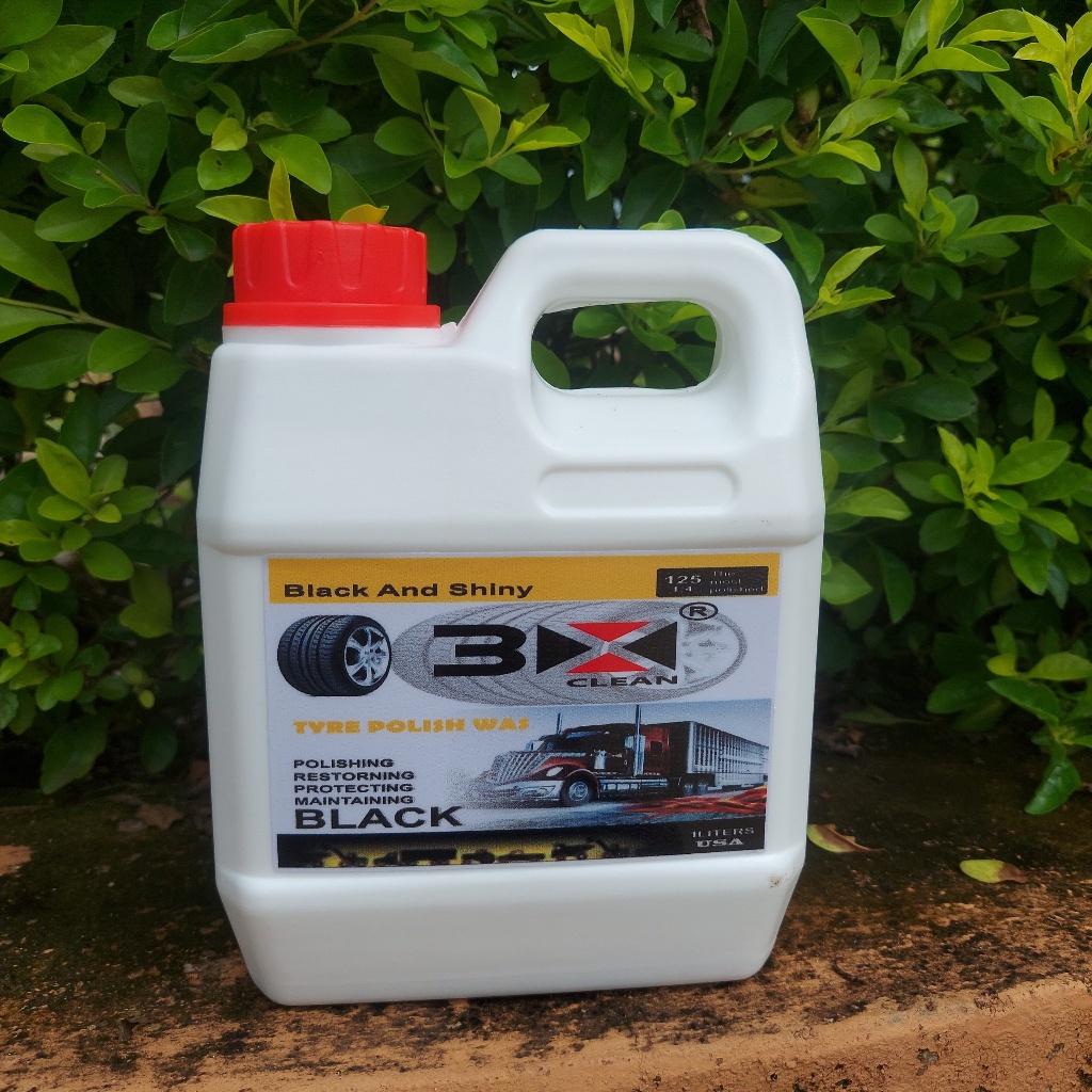DUNG DỊCH ĐÁNH BÓNG VỎ LỐP XE 3X  CAN 1000 ML