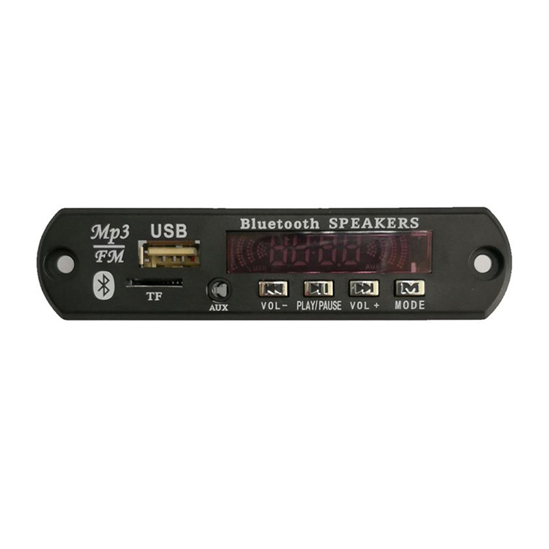 Wireless Bluetooth 5.0 9V-12V MP3 WMA Decoder Board Car Audio USB TF FM Radio Module Color Screen MP3 Player with Remote Control.