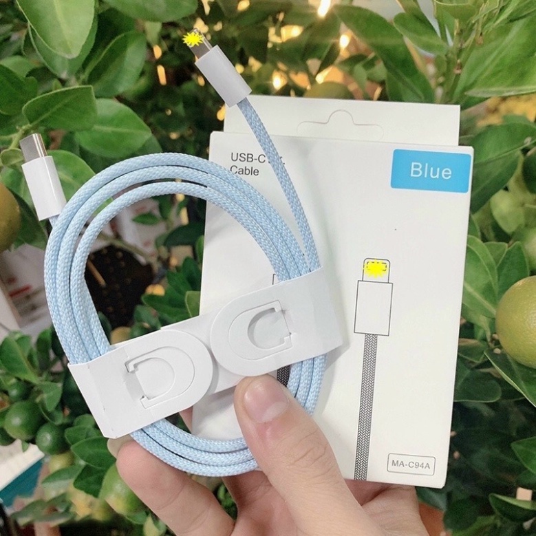 Cáp sạc nhanh pd 20w cáp bọc dù chống đứt gãy sử dụng cho ip12/12promax/11 pro max/11 pro/x/xs max/8/8 plus/7/7plus