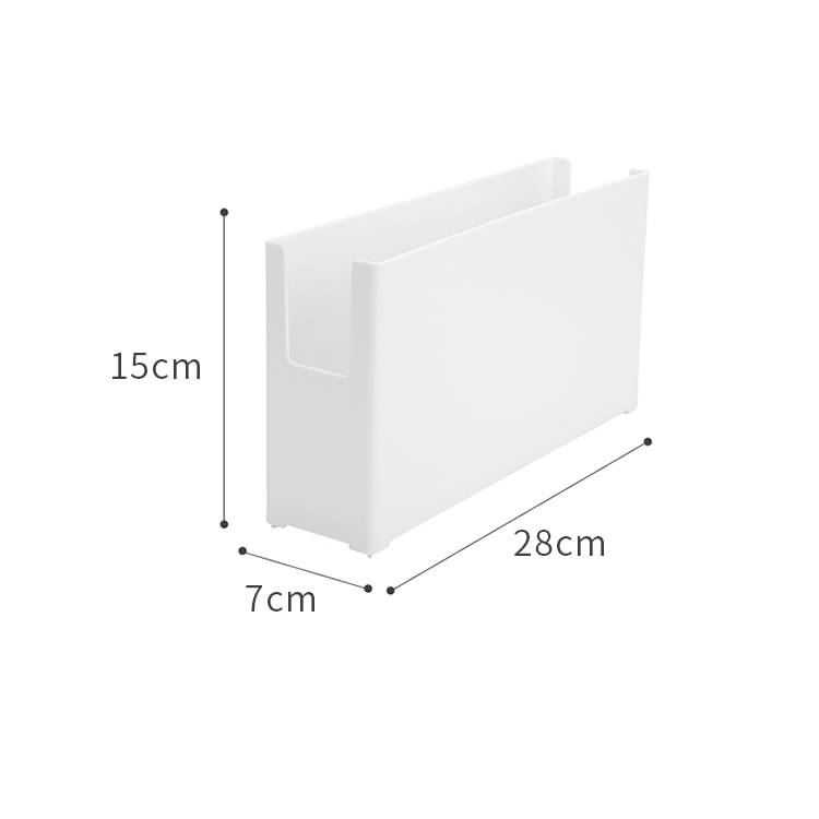 White Plastic Organizer Bins for Pantry Organization Storage Bins