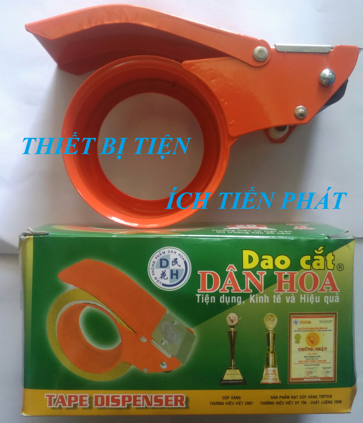 [HCM]Dụng Cụ Cắt Băng Keo 6 Phân Dân Hoa (Bằng Sắt)