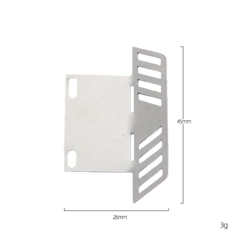 【EcoDealsq】BRADOO Metal Front Protector Chassis Armor Skid Plate Xiaomi Jimny XMYKC01CM 1/16 RC Car Parts Accessories. 