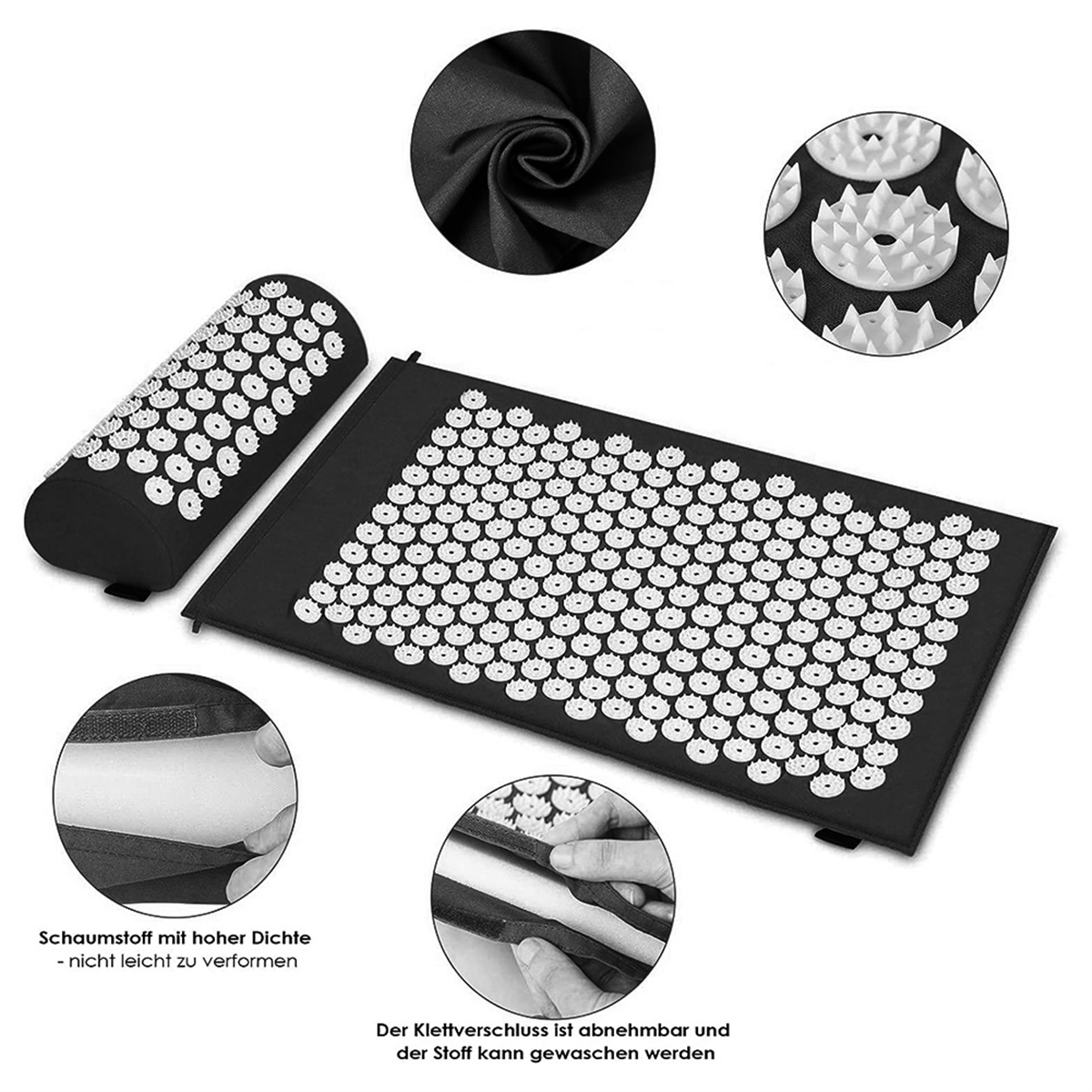 Acupressure Mat ,Fitness Exercise Mat Yoga Mat for Home Office Sports Lover 26X16Inch