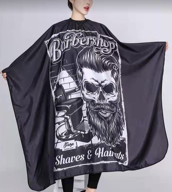 áo choàng, khăn choàng cắt tóc Barber đủ mẫu