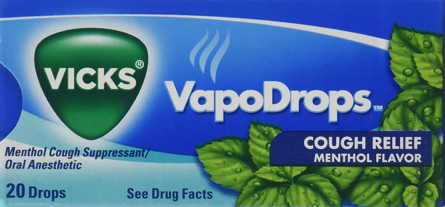 Vicks VapoDrops Menthol Cough Drops (20 Drops) 2Pack Lazada PH