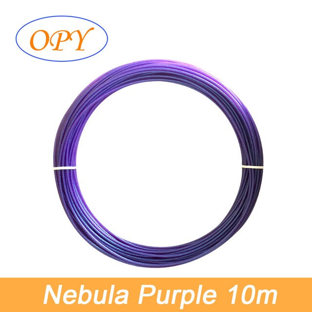 Opy Glitter Change Color Pla Filament 1Kg 1.75Mm 100G 10M Burnt Titanium  Nebula Purple Sample Plastic 3D Printer Smooth Thread