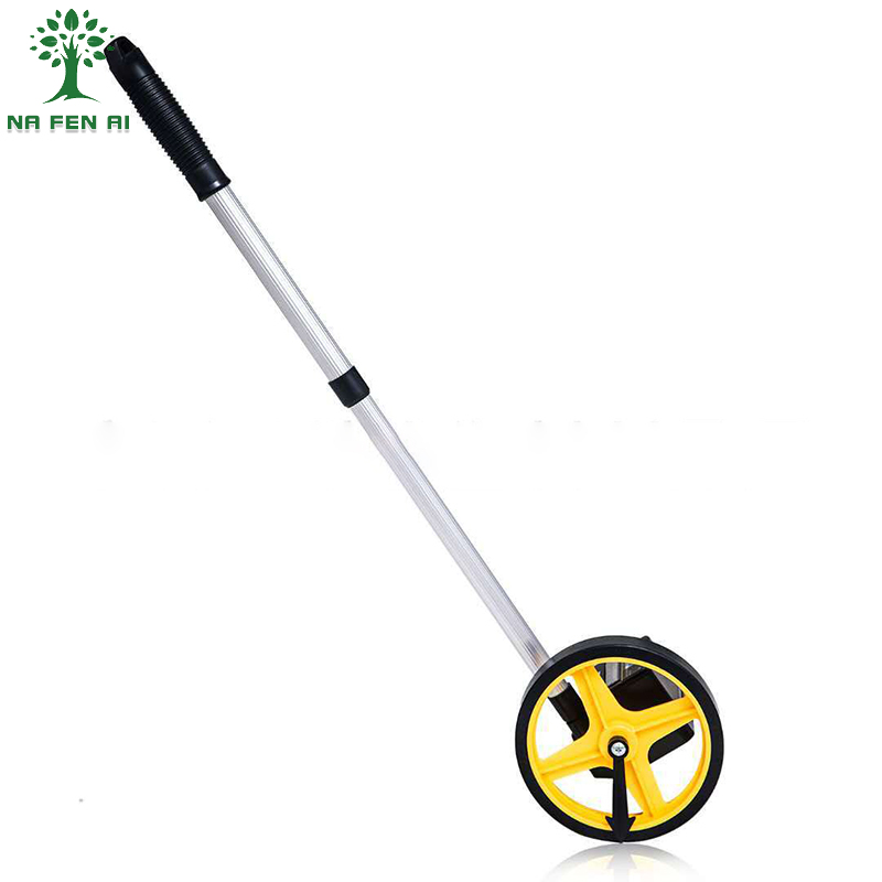 Mechanical distance measuring wheel outdoor digital display hand push roller measuring wheel electronic distance meter meter meter engineering measuring ruler