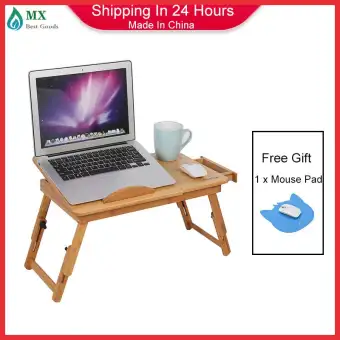 Buy 1 Get 1 Free Gift Portable Folding Bamboo Bed Laptop Desk