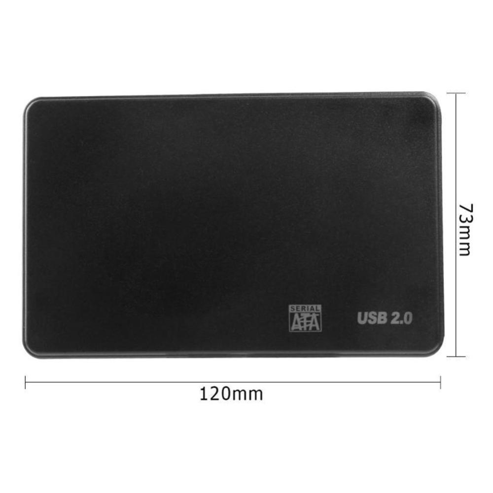 【New Arrival】Plastic 3TB USB 2.0/3.0 Enclosure Case 2.5 inch SATA SSD HDD Mobile Box