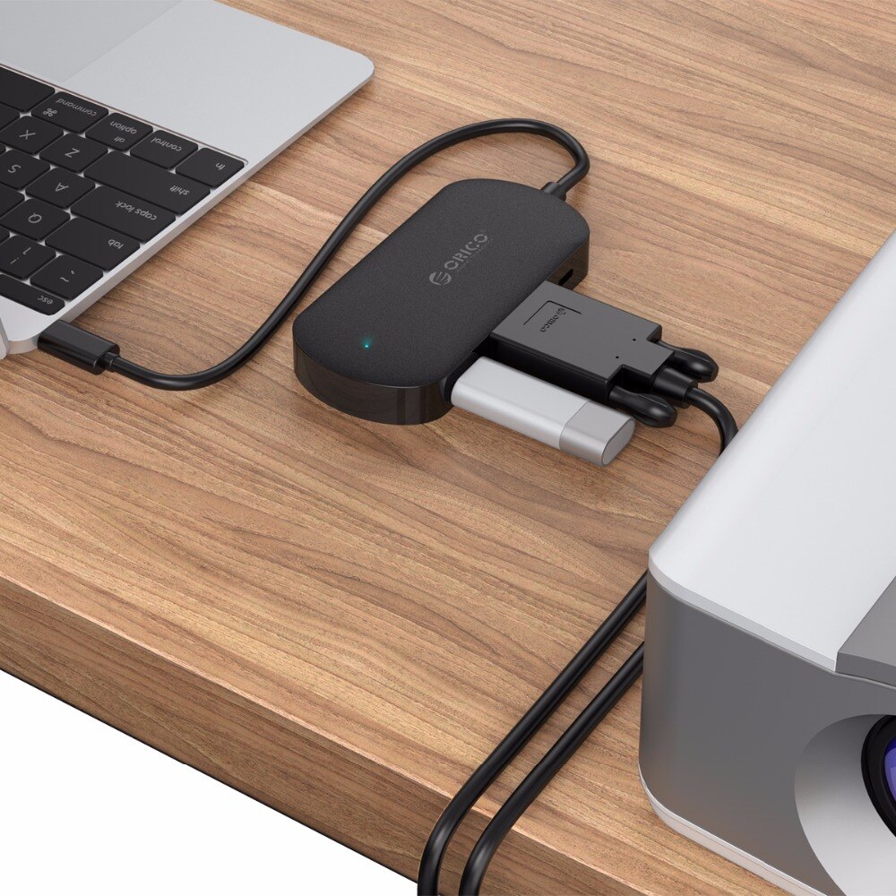 ORICO USB C HUB Type C to Multi USB 3.0 Type C HUB VGA Adapter Dock for MacBook Pro Huawei PC Accessories USB C Splitter