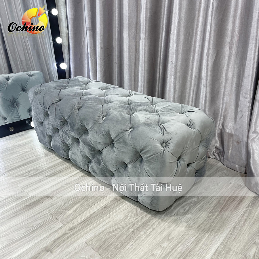 (FREE SHIP) Ghế Dài Sofa Nhún Cổ Điển Cao Cấp Size 1M4 (Đủ Màu)