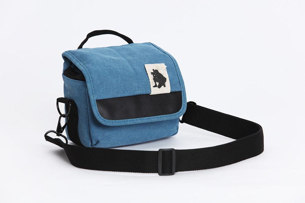 Canvas camera bag photo case for sony zv-e10 a7c zv-e1 a6700 a6600 a6500 a6400 a6300 a6100 a6000 a5100 h400 h300 zve10 nex-6