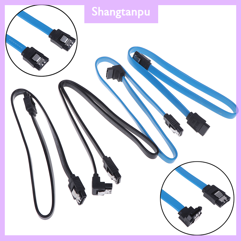 [shangtanpu] Computer cables SATA 3.0 III SATA3 6Gb/S SSD hard drive data right angle cable