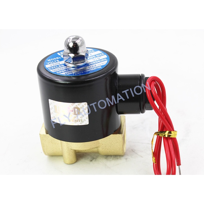 (Ưu đãi lớn) Van điện từ ren 17mm( 3/8 inh ) UD-10 220v Hàng Nhập Khẩu