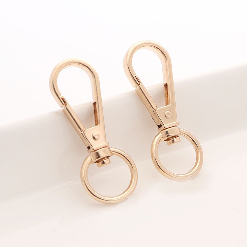CF Bag Accessories clasp DIY lobster with buckle hardware key metal bag buckle leather key chain accessories gold zinc alloy hook buckle