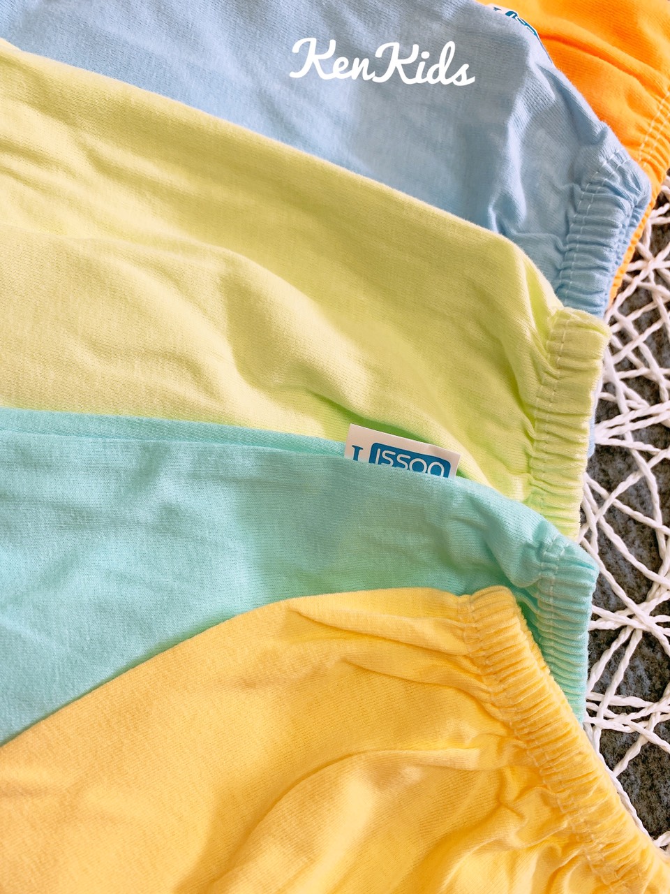 (5-24kg) Quần dài màu thun cotton 100% cho bé - 1 cái