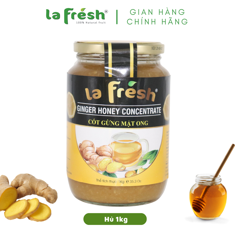 Nước Cốt Gừng Mật Ong LaFresh Đà Lạt - Chai 1kg