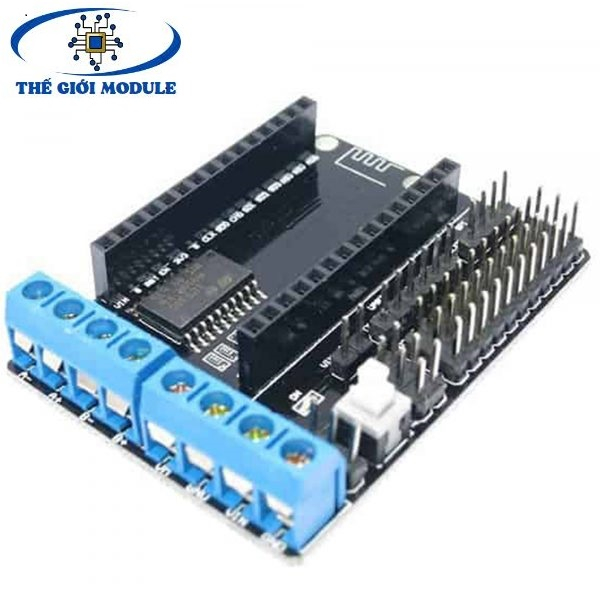[Có sẵn] [Rẻ vô địch] Đế ra chân ESP8266 NodeMCU lua + Motor driver L293D - thegioimodule