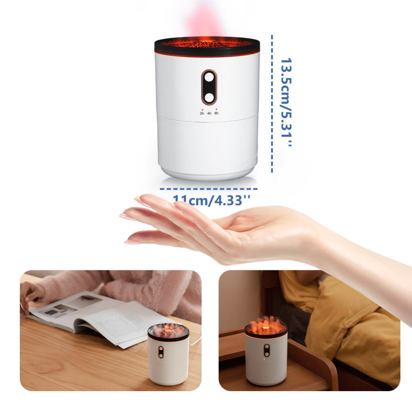 LINTRO - Waterless Portable Essential Oil Diffuser, Rechargeable USB Type-C, Aromatherapy 100% Pure Essential Oil Nebulising Diffuser For Car, Office, Bedroom,Spa