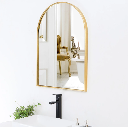 [SG Seller][SG Seller]Nordic Bathroom Mirror Wall Hanging Arch Makeup
