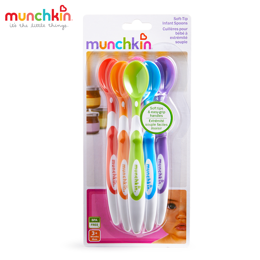 [HCM]Bộ 6 thìa mềm Munchkin MK10062 - Chính Hãng