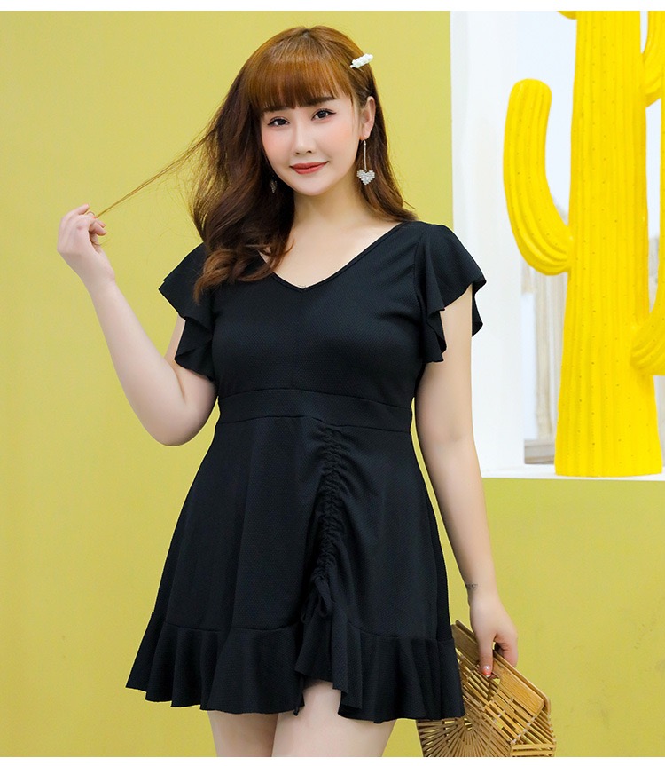 Đồ bơi nữ Big size cho người béo mập (nhúm) (T012)