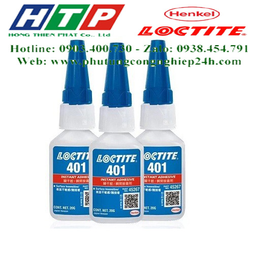 Thông tin kỹ thuật keo loctite 401 - 20gr