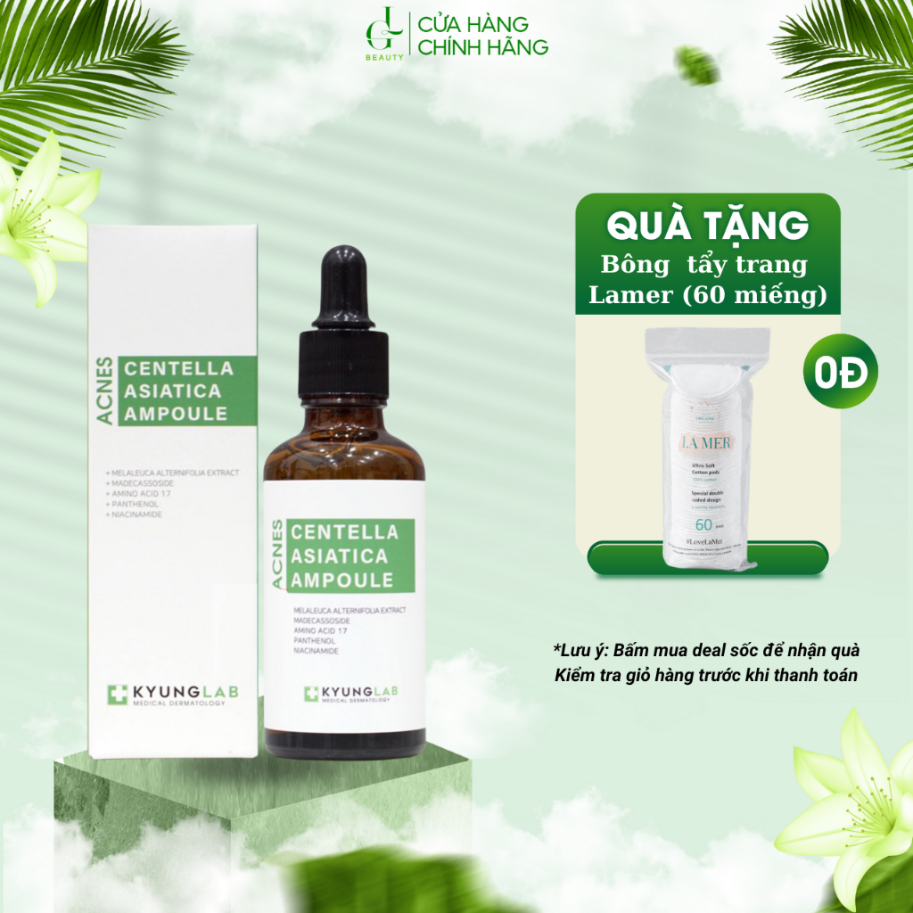 Tinh chất serum giảm mụn, ngừa mụn KyungLab Acnes Centella Asiatica Ampoule 50ml