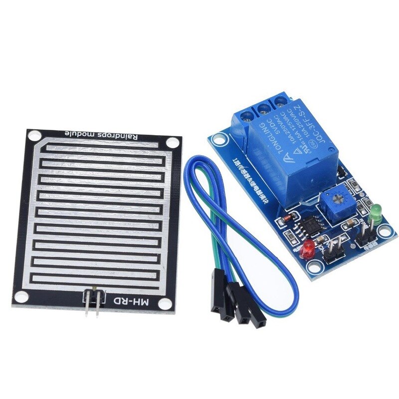 Snow Raindrops Detection Sensor Module Rain Weather Module Humidity For Arduino Relay Control Module Rain Water Sensor Module