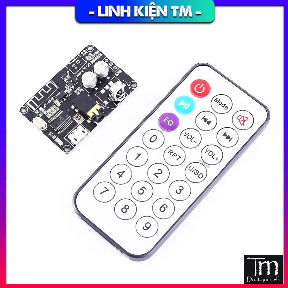 Mạch Khuếch Đại Âm Thanh Bluetooth 5.0 XY-WRBT Có Remote