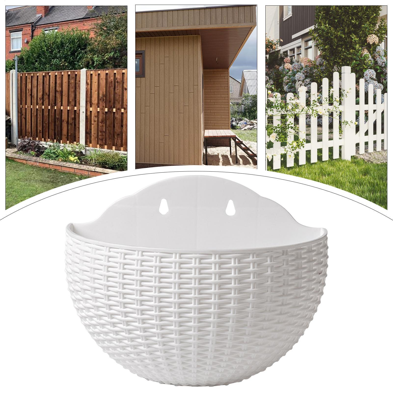 Wall Flower Pot Indoor Wall Flower Pot Imitation Rattan Pothos Orchid ...