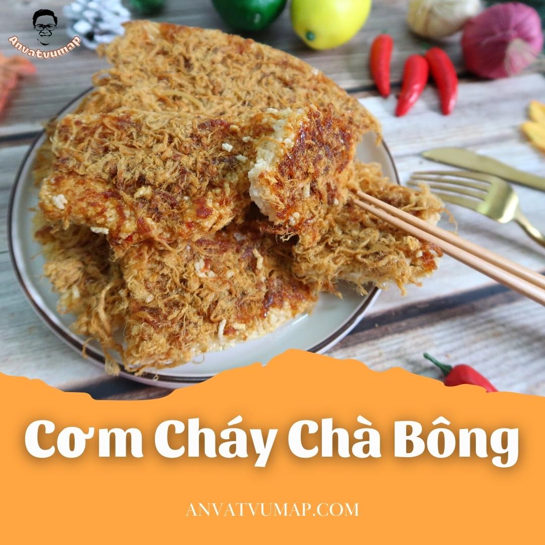 [ANVATVUMAP - NHÀ LÀM 100%] Cơm Cháy Siêu Chà Bông 500gr Loại Ngon Ăn Bá Cháy